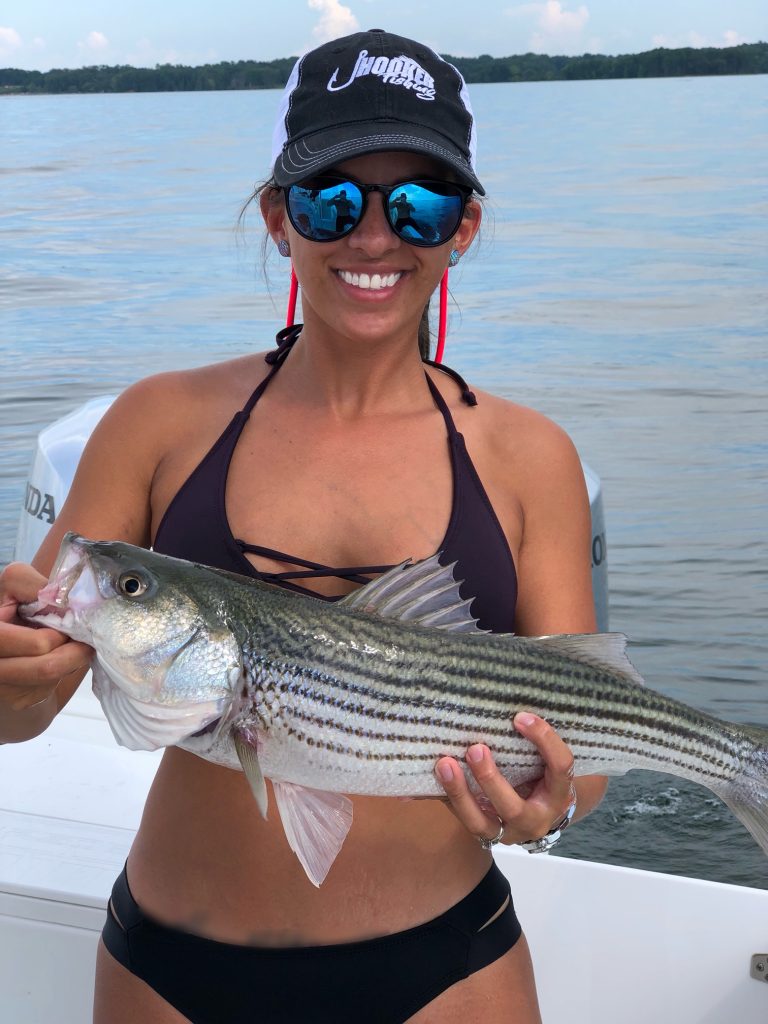 striper fishing Lake Murray