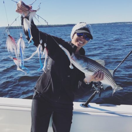 trolling for striped bass